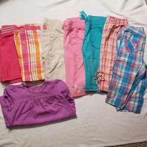 3t short and capri set